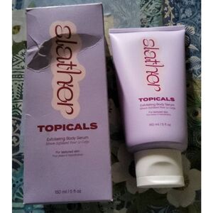 BNIB~SLATHER TOPICALS Exfoliating Body Serum~5 fl. oz.~$30 Retail~